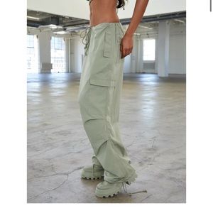 Local European Parachute Pants - Sage